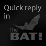 Der schnellste Weg, die Nachrichten in The Bat! zu beantworten