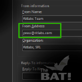 E-Mails über Alias-Adresse in The Bat! senden
