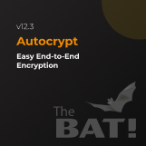 Autocrypt Easy End-to-End Encryption in The Bat! v12.3